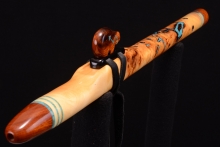 Yellow Cedar Burl Native American Flute, Minor, High D-5, #G28F
